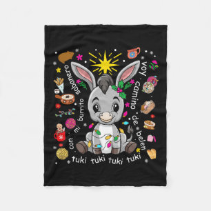 Mi Burrito Sabanero Mexican jul Donkey Spani Fleecefilt