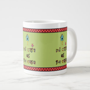 Mi casa es su casa birdhus jumbo mugg