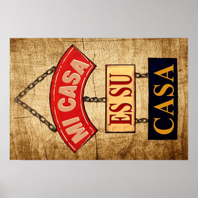 Mi Casa Es Su Casa Poster (Framsidan)
