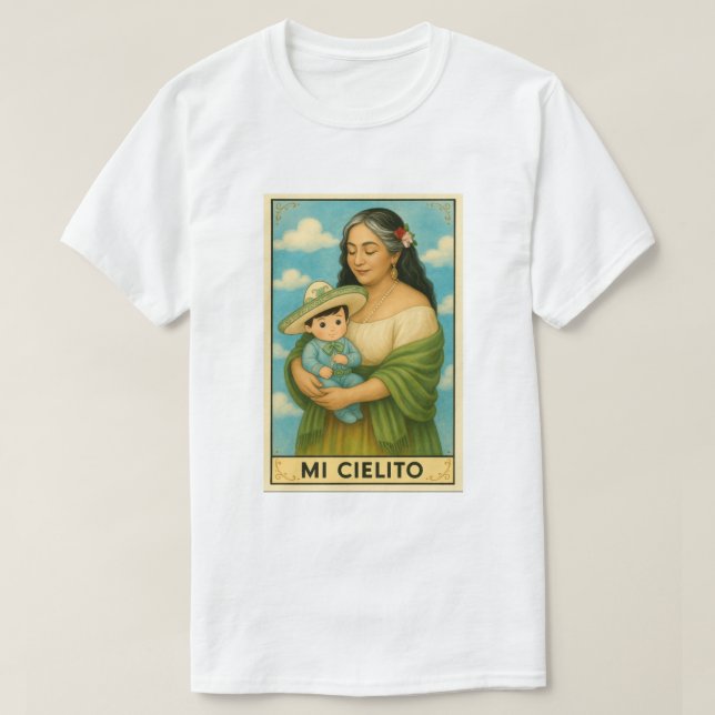Mi Cielito - Abuelita y Bebe T Shirt (Design framsida)