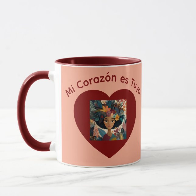Mi Corazón es Tuyo  Mugg (Vänster)