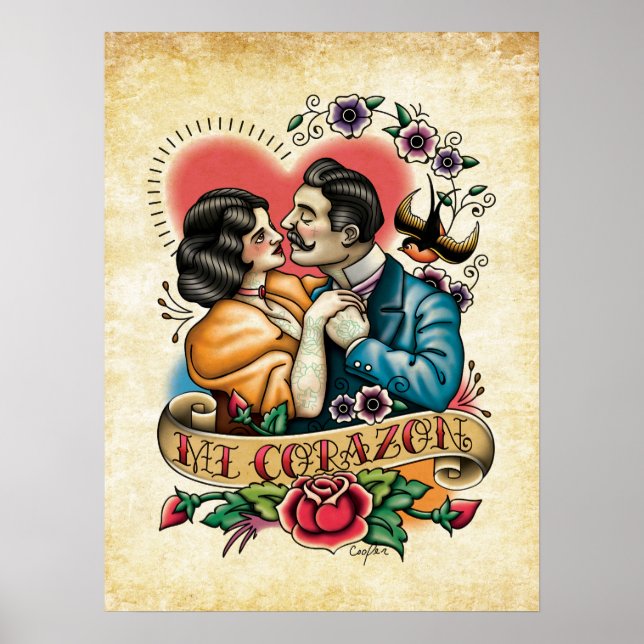 "Mi Corazon" Poster (Framsidan)