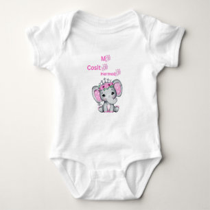 Mi cosita hermosa, Färg rosa, elefante T Shirt