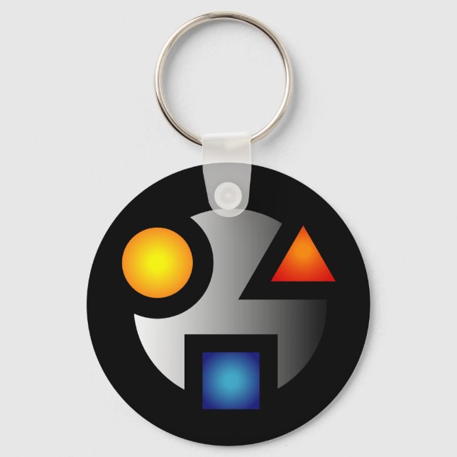 MI cryptic logo keychain Nyckelring (Framsida)