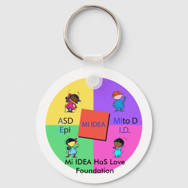 Mi IDEA HaS Kärlek Foundation Keychain Nyckelring (Framsida)