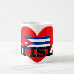 Mi Isla älskar jag Kuba Kaffemugg