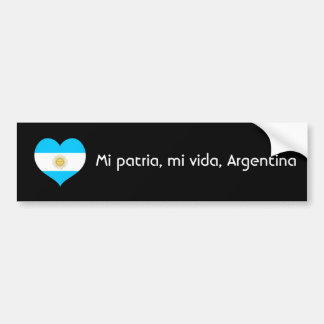 Mi-patria, mi-vida, Argentina Bildekal