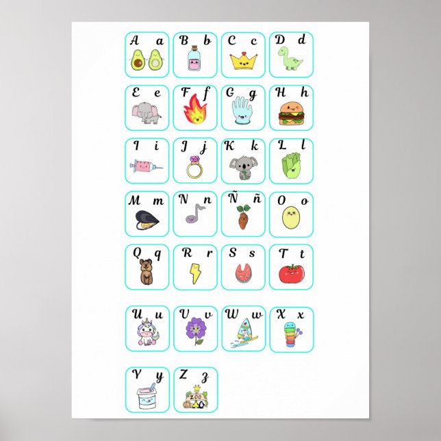 Mi primer abecedario poster (Framsidan)