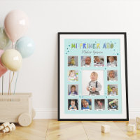 Mi primer año, Blue Baby Collage, Español, Spanien