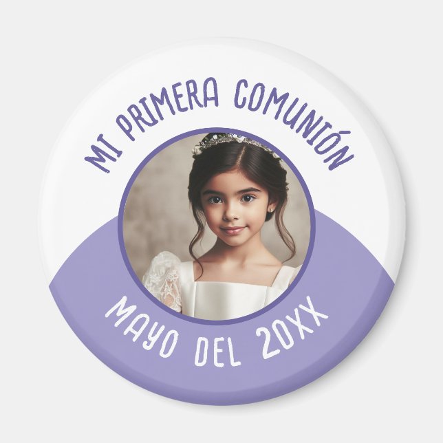 Mi primera comunión con foto recuerdo magnet (Framsidan)