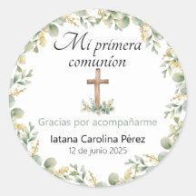 Mi Primera Comunion Stickers - Första kommissionen