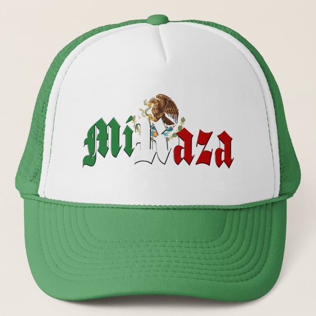 MI RAZA Mexican Flagga Keps (Framsida)