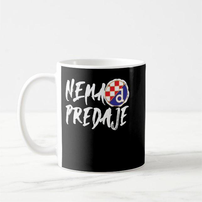 Mi Smo Dinamo Zagreb Nema predaje Kroatiska Footba Kaffemugg (Vänster)
