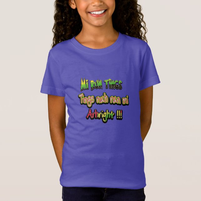 Mi-springan tings, Tings nuhspringan mi T Shirt (Framsida)