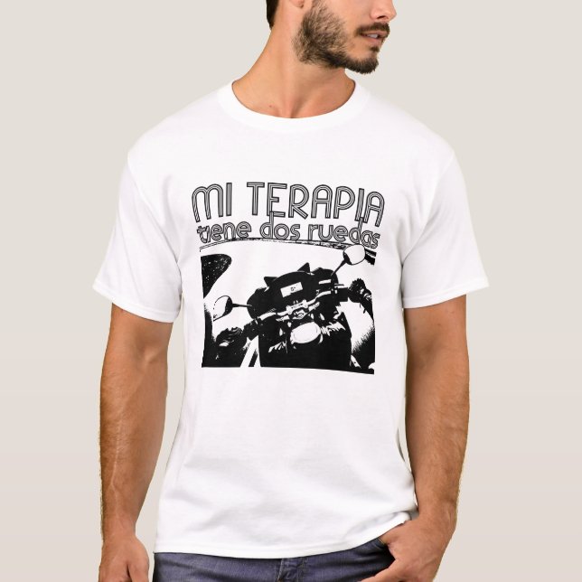 Mi terapia tiene dos ruedas t shirt (Framsida)