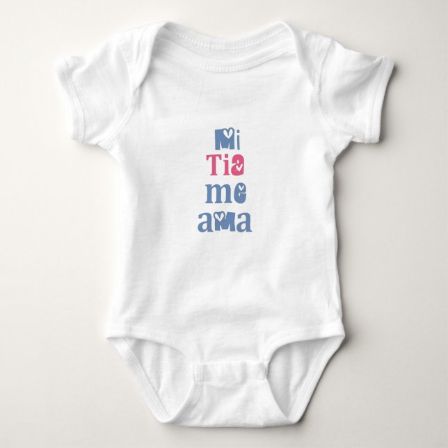 Mi Tia mig Ama Tee Shirt (Framsida)