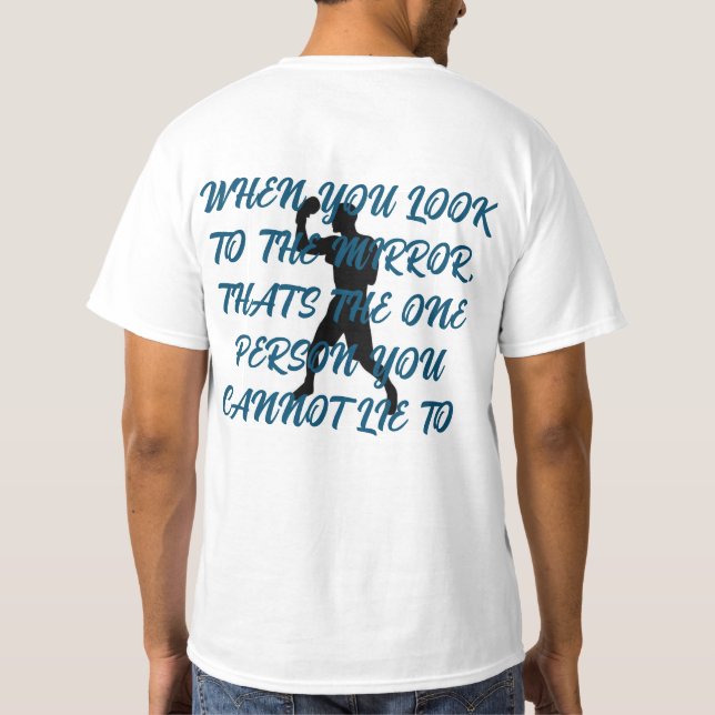 mi yo en el espejo t shirt (Baksida)