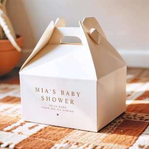 MIA Arched Boho Terracotta Baby Shower Presentaskar