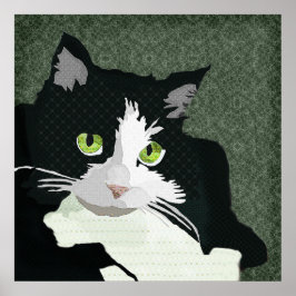 Mia Art Grönt Canvas Poster