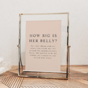 MIA Boho Earth Tone Cream är hur stor hon är. Poster