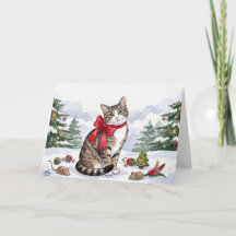 Mia den festliga katten med höstdekor