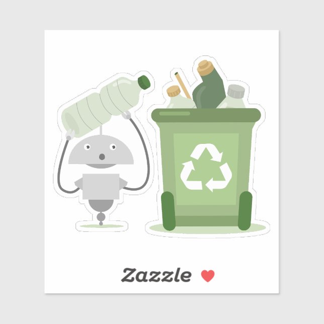 Mia för återvinning klistermärken (Ark)