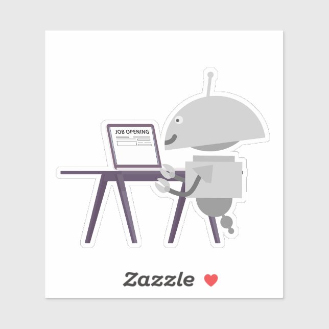 Mia för jobbsökning klistermärken (Ark)