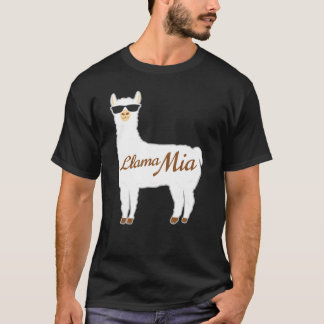 Mia för LlamaMia mammor bäst gåva för T Shirt