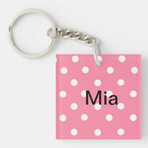 Mia känd nyckelring