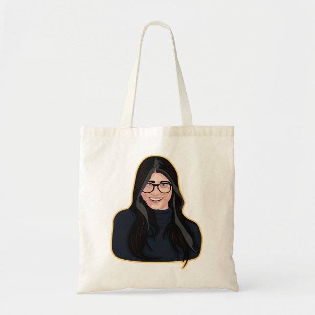 Mia Khalifa Graphic for Women Art Work Tygkasse (Framsidan)