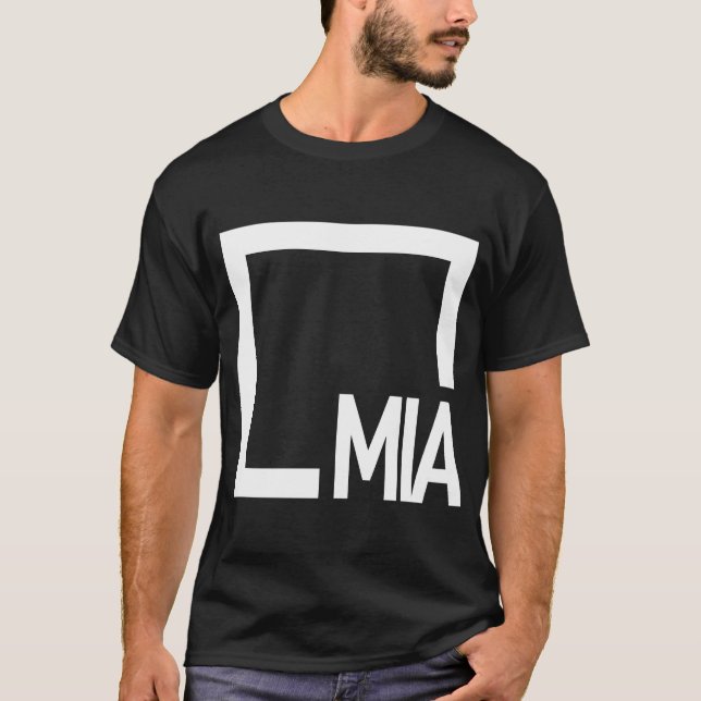 MIA kvadrerar T Shirt (Framsida)
