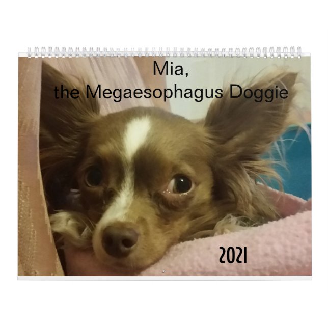 Mia Megaesophagus Doggie 2021 Kalender (Omslag)