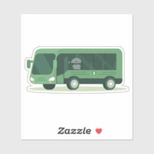 Mia på buss klistermärken