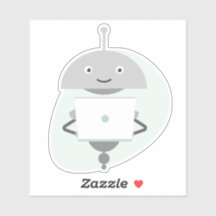 Mia på en bärbar dator