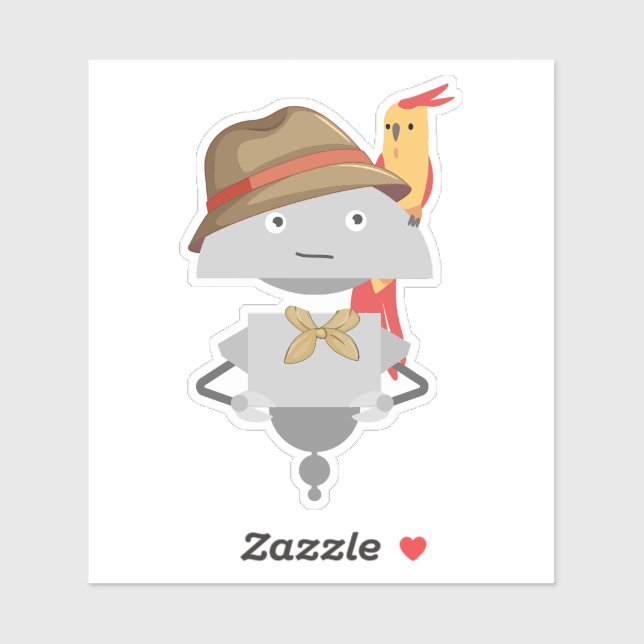 Mia parrot klistermärken (Ark)