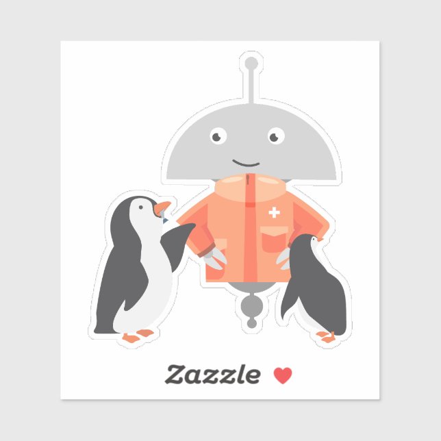 Mia penguins klistermärken (Ark)