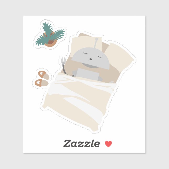 Mia Sleeping Klistermärken (Ark)