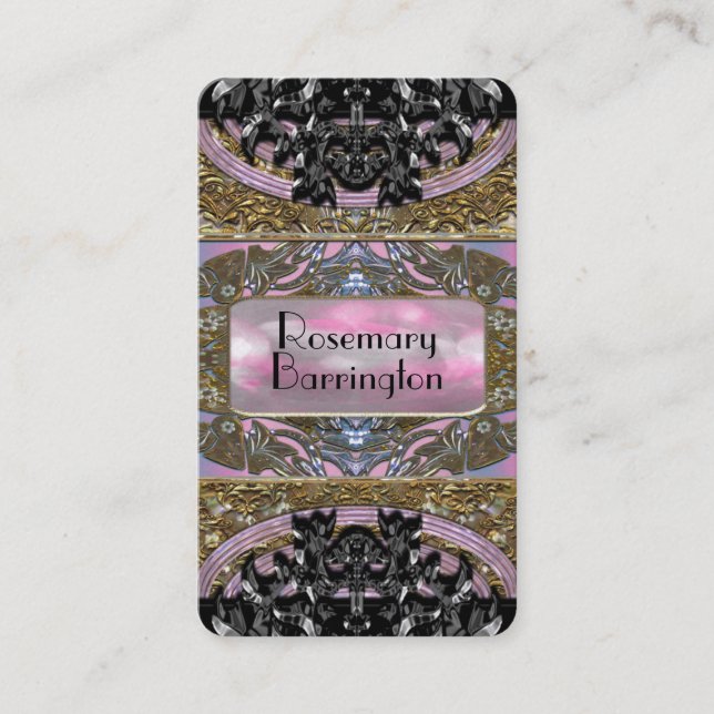 Mia Splashforze elegantpärla Visitkort (Framsida)