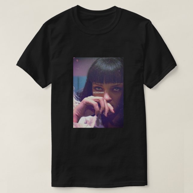 Mia Wallace Pulp Milkshake Classic T Shirt (Design framsida)