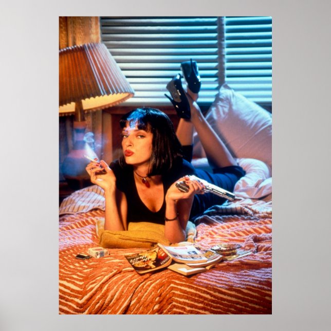 Mia Wallace Uma Thurman Poster (Framsidan)