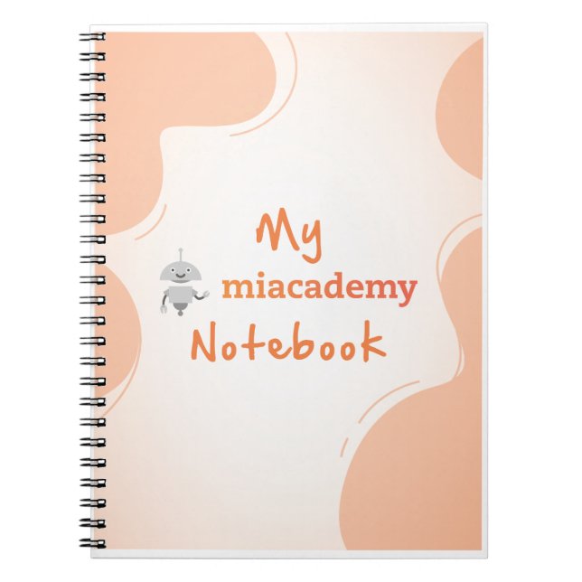 Miakademy Notebook Anteckningsbok (Framsidan)