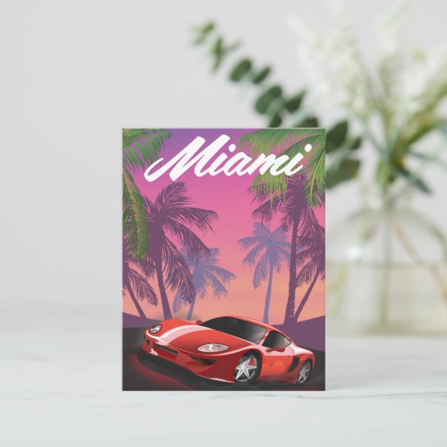 Miami 1990-talets sportbil (Stående Fram)