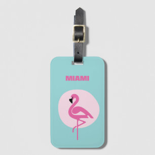 Miami Acrylic Luggage Tag Bagagebricka