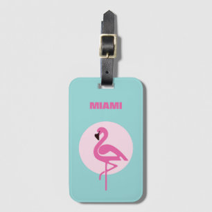 Miami Acrylic Luggage Tag Bagagebricka