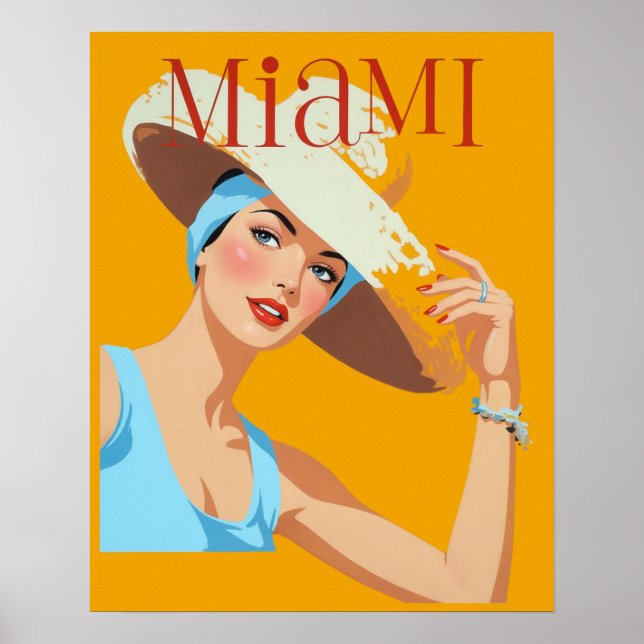 Miami Affisch  (Framsidan)