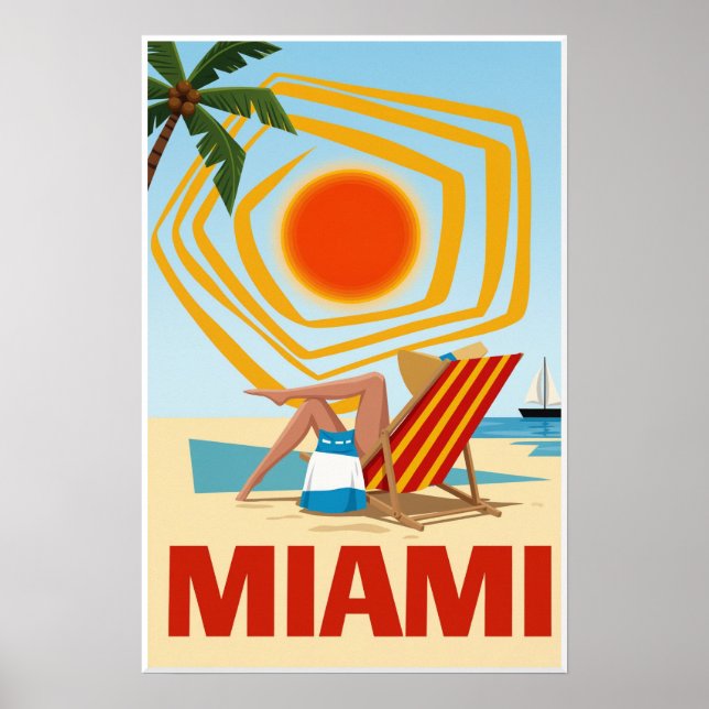 Miami-affisch Poster (Framsidan)