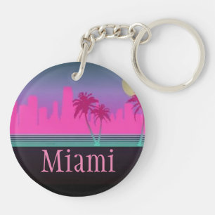 Miami - akrylisk nyckelkedja
