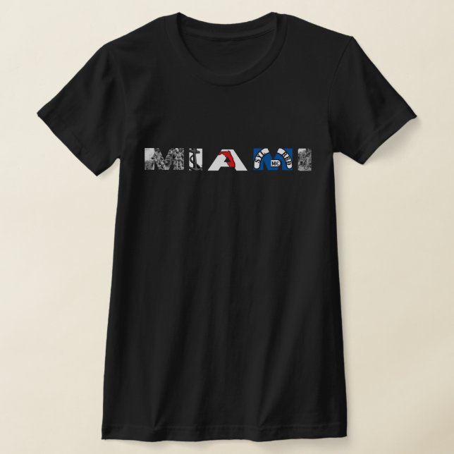 Miami Anchors Female T Shirt (Laydown)