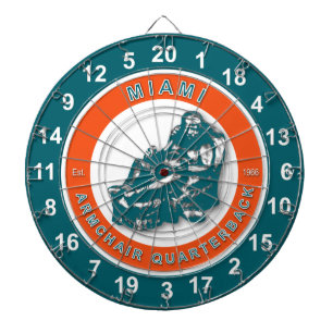 Miami Armstol Quarterback Football Dartboard Piltavla