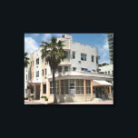 Miami Art Deco Canvastryck<br><div class="desc">Art Deco bygger i North Miami Beach,  Florida.</div>